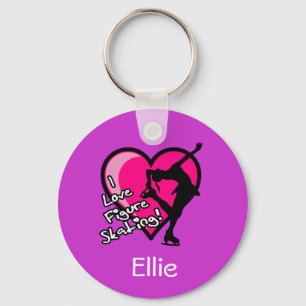 Singelskater, lila - tillfoga din kända KeyChain Nyckelring