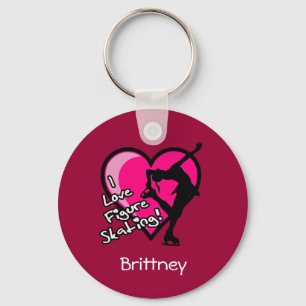 Singelskater, rosa - tillfoga din kända KeyChain Nyckelring