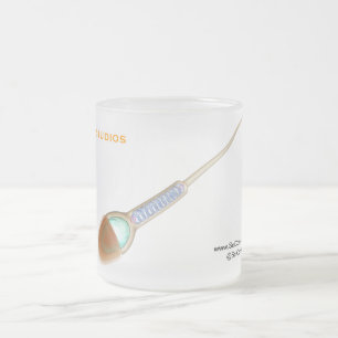Singelspermacell Frostad Glasmugg