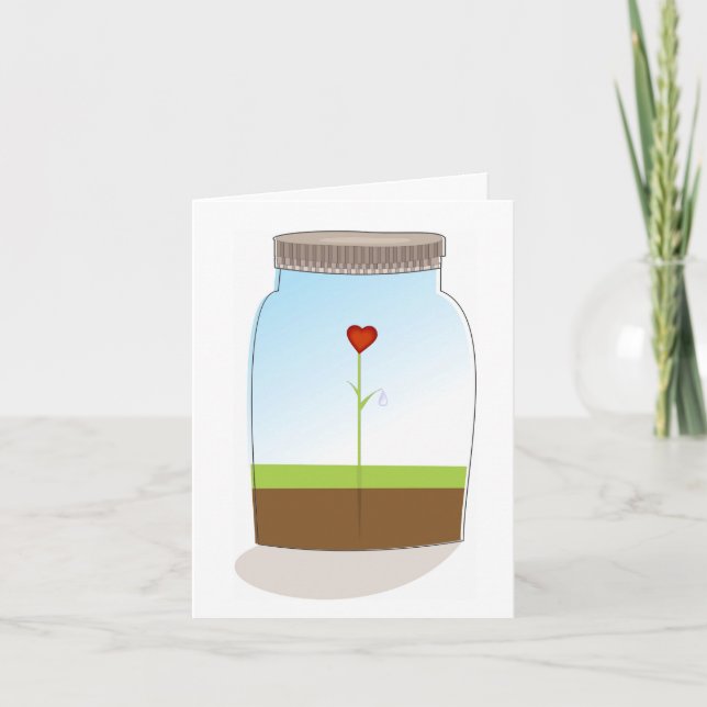 Singelvalentinkärlek Helgkort (Framsida)