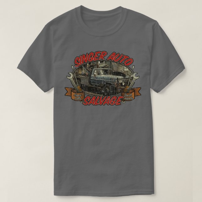 Singer Auto Salvage 2006 T Shirt (Design framsida)