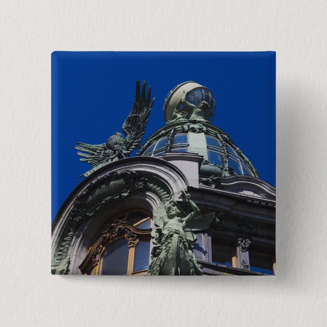 Singer Building, detalj Knapp (Framsida)