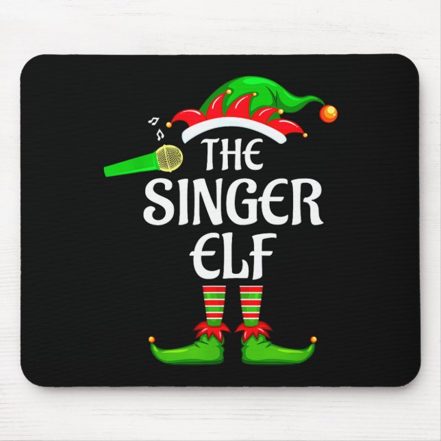 Singer Elf Matching Family Group Christmas Party P Musmatta (Framsidan)