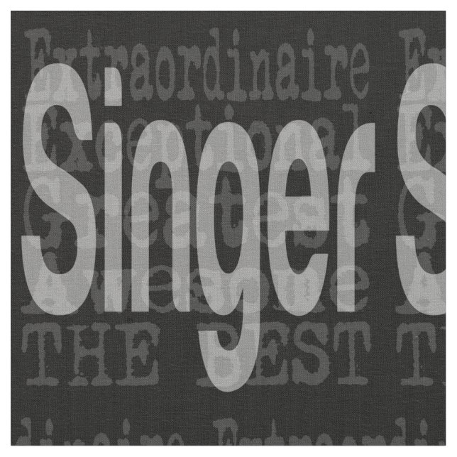 Singer Extraordinaire Tyg (Närbild)