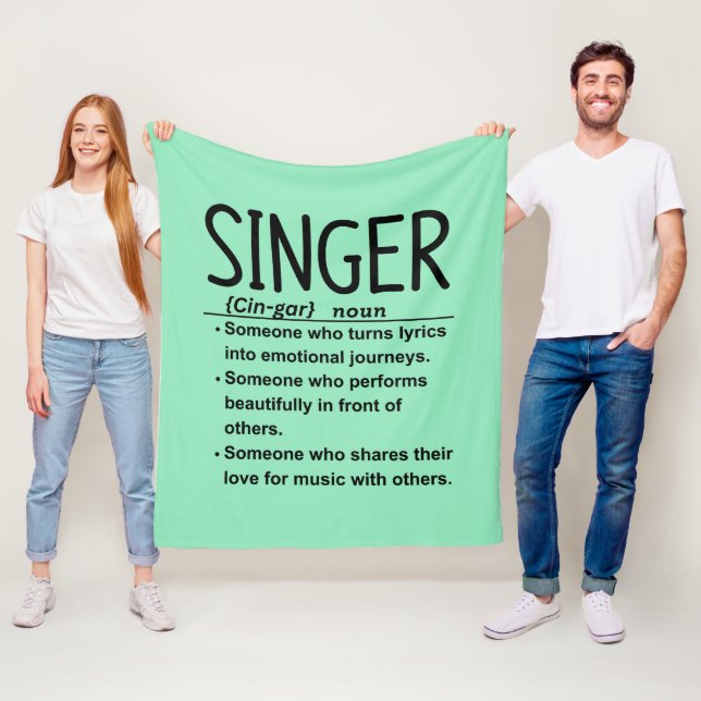 Singer Fleecefilt (På plats)