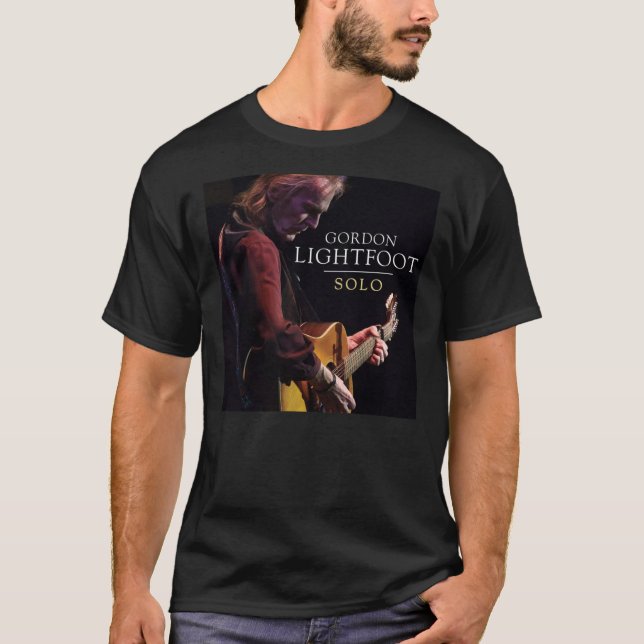 Singer Gordon Lightfoot Solo Album T Shirt (Framsida)