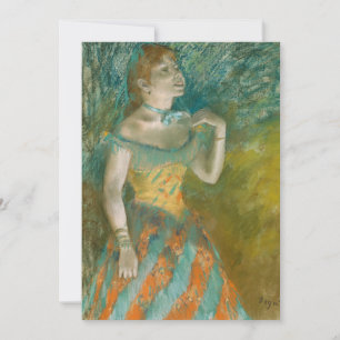 Singer i Grönten Edgar Degas