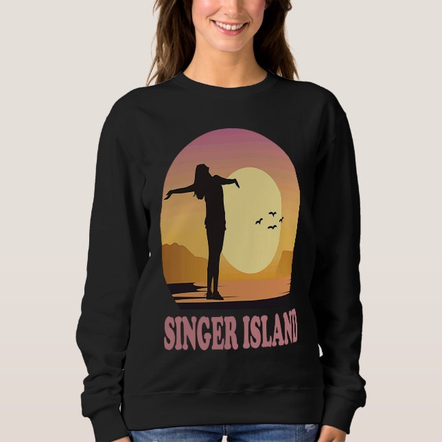Singer Island Semester Strand Morgon Sol Vatten Fr T Shirt (Framsida)