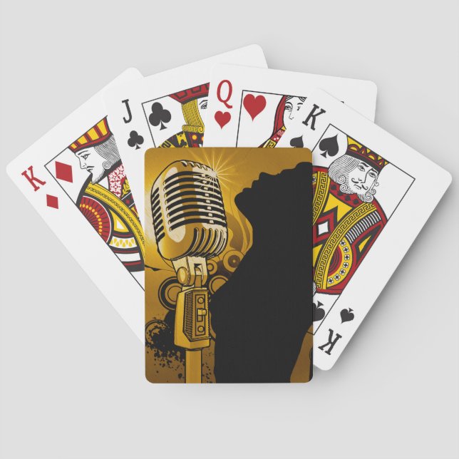 Singer jag är, Guld_ Spel Kort (Baksidan)