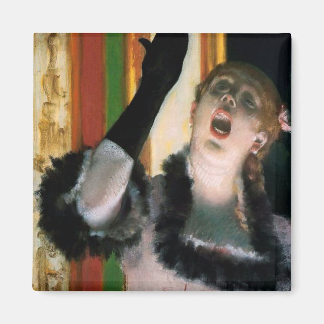 Singer med en kärlek, Edgar Degas Magnet (Framsidan)