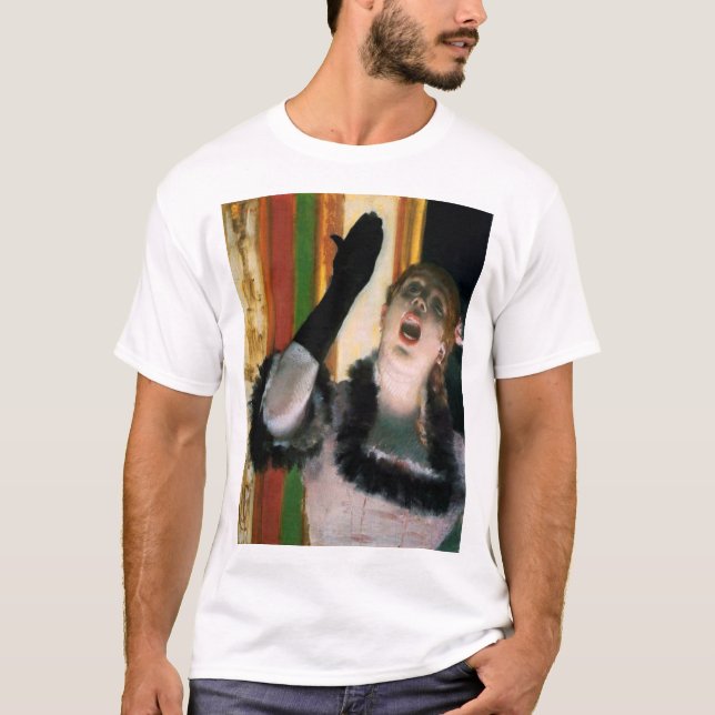 Singer med en kärlek, Edgar Degas T Shirt (Framsida)