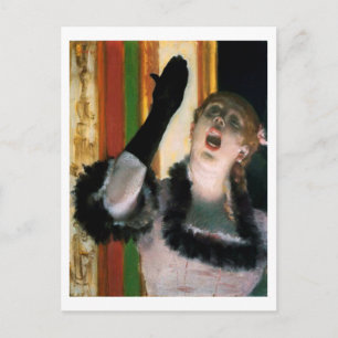 Singer med en kärlek, Edgar Degas Vykort
