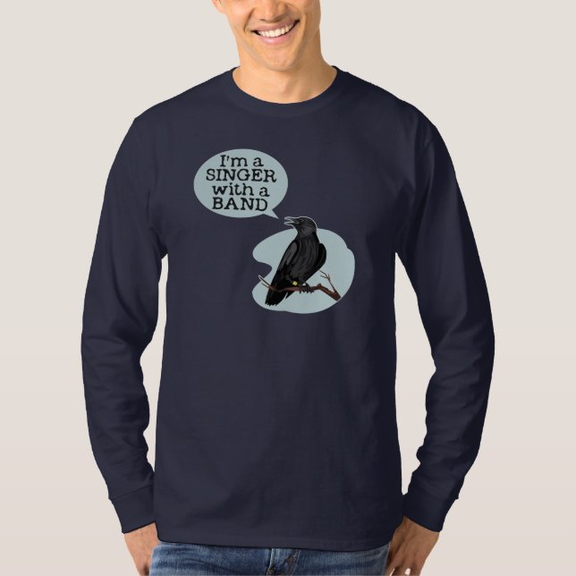 Singer med ett band tee (Framsida)