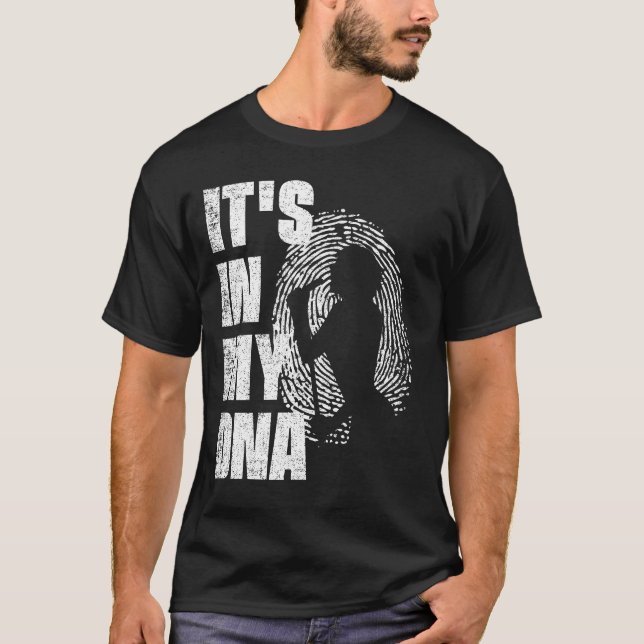 Singer Microphone - det är i mitt DNA-skirt-skift T Shirt (Framsida)