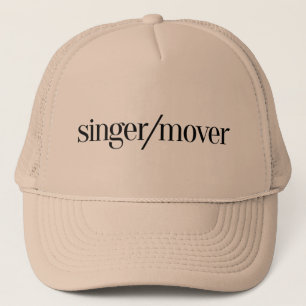 Singer/Mover Baseball Hat Truckerkeps