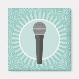 Singer Roligt Turcos Swirl Singer Magnet