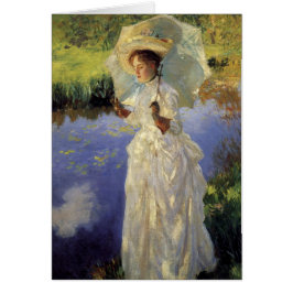 Singer Sargent Morgon Walk CC0436 Hälsningskort