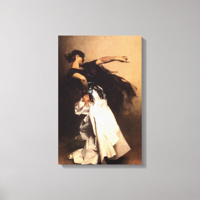 Singer Sargent Spain Dancer Kanvastryck (Framsida)