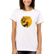 Singer Silhouette med Birds