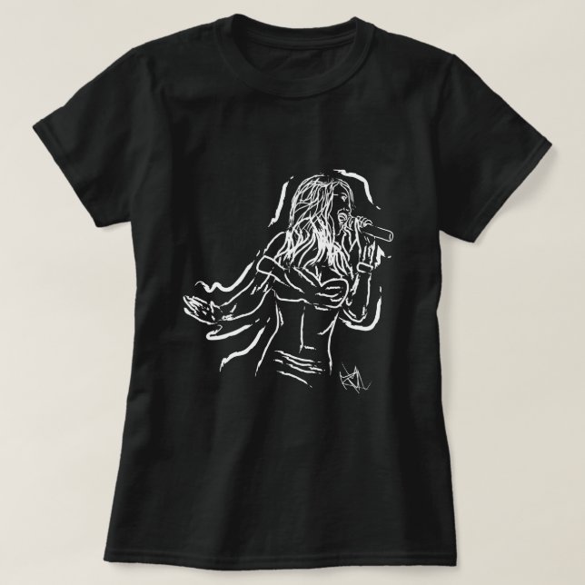 Singer T Shirt (Design framsida)