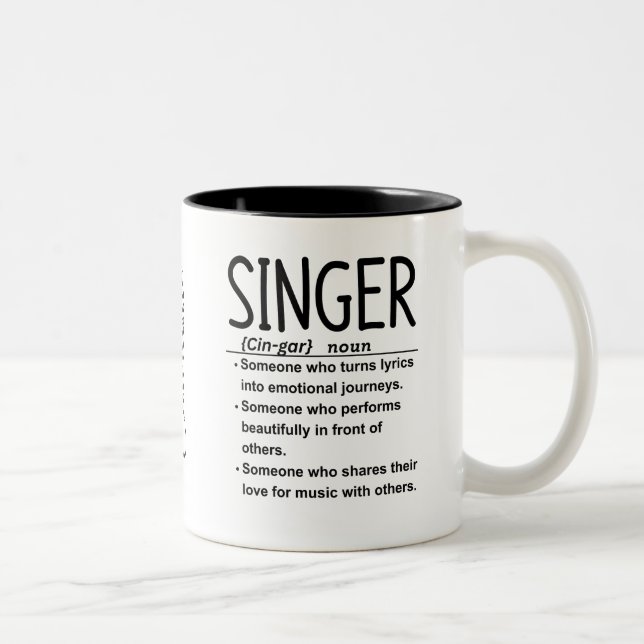 Singer Två-Tonad Mugg (Höger)