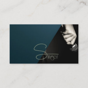 Singer, Vocalist, Solo, Performance Entertainment Visitkort