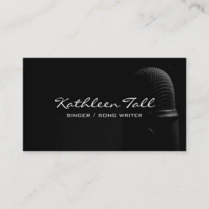Singer, Vocalist, Solo, Performance Sång Writer Visitkort