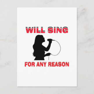 SINGGIRL VYKORT