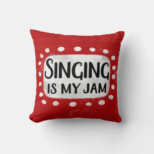 Singing är min Sylt Dekorativ kudde