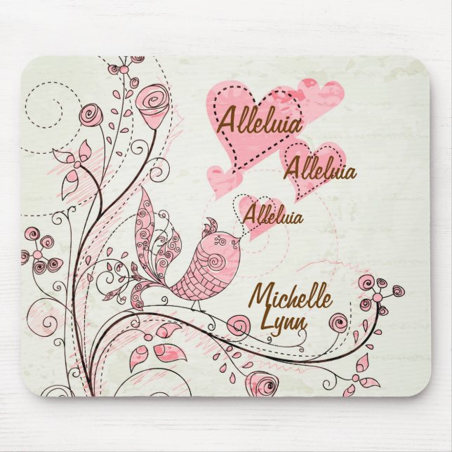 Singing Bird Customize Mousepad Musmatta (Framsidan)