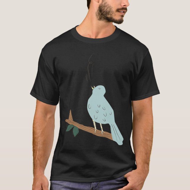 Singing Bird T Shirt (Framsida)