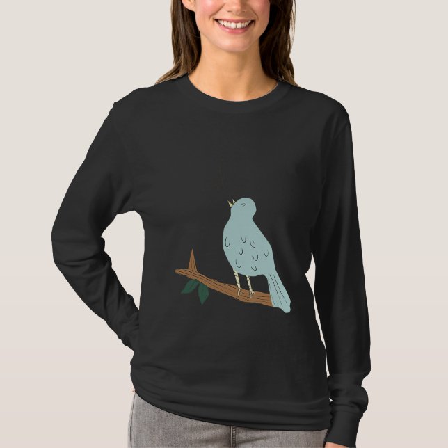 Singing Bird T Shirt (Framsida)