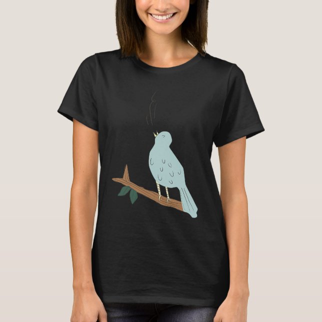 Singing Bird T Shirt (Framsida)
