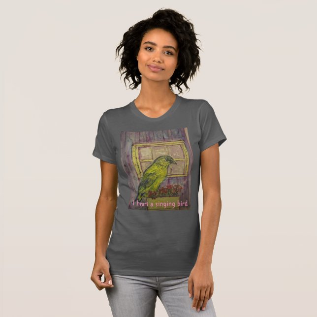 Singing Bird T Shirt (Hel framsida)