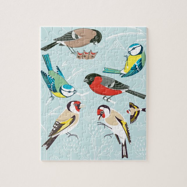 Singing Birds Puzzle Pussel (Vertikal)