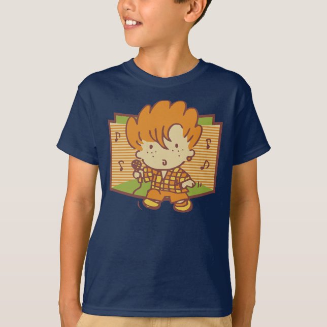 Singing Boy Kid T-shirt (Framsida)