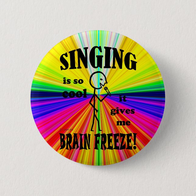 Singing, Brain Freeze Knapp (Framsida)