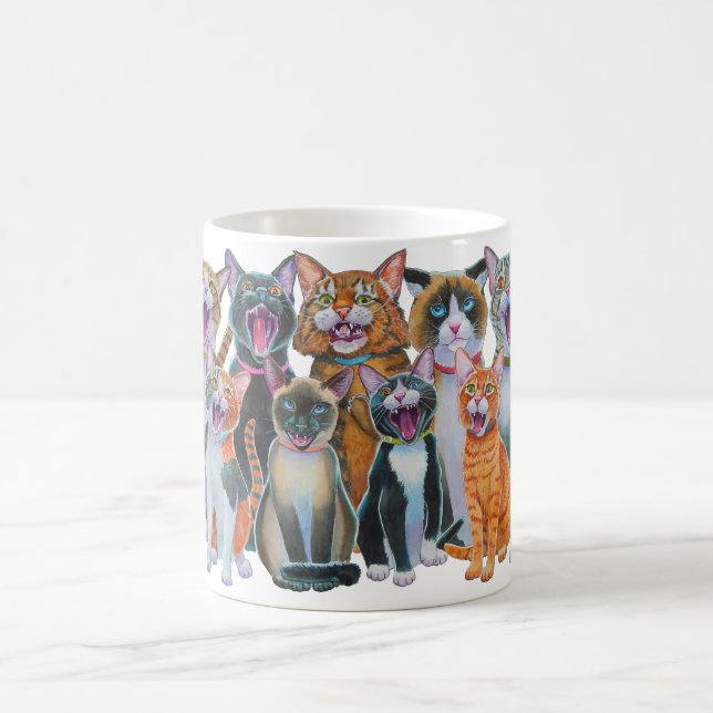 Singing Cats Kaffemugg (Center)