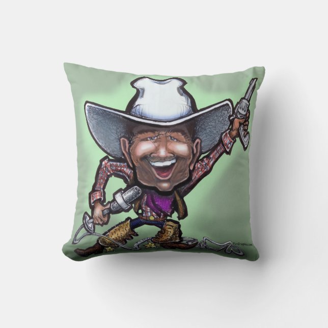 Singing Cowboy Dekorativ kudde (Framsida)