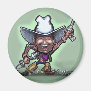 Singing Cowboy Magnet