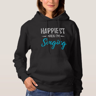 Singing Happiest Funny Singer Gift Idea Glee Klubb T Shirt