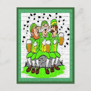 Singing Irish Vykort