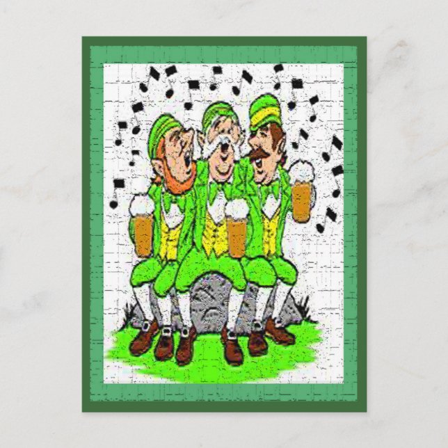 Singing Irish Vykort (Framsida)