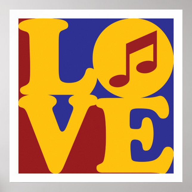 Singing Love Poster (Framsidan)