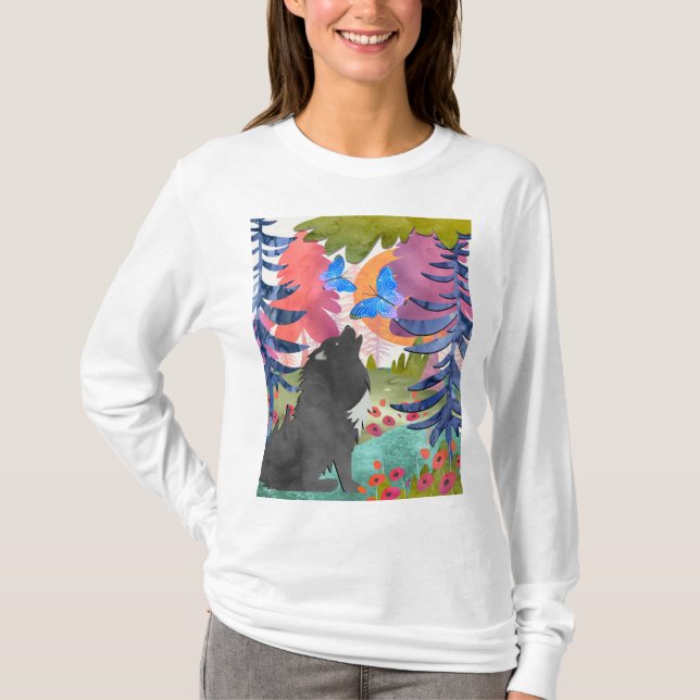 SINGING MED ÄNGLAR - välj storlekt / stil-skjortor T Shirt (Framsida)
