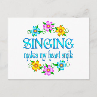 Singing Smiles Vykort