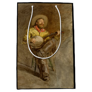 Singing Spain Cowboy w Banjo Spela Trail Sång