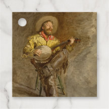 Singing Spain Cowboy w Banjo Spela Trail Sång