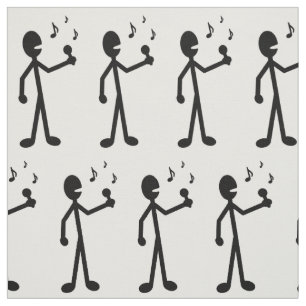 Singing Stick figur Tyg