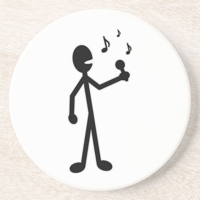 Singing Stick figur Underlägg (Framsidan)